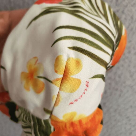 Guess Women's USA Made Hibiscus Bikini Set  Strappy String Bikini Large - Picture 4 of 10